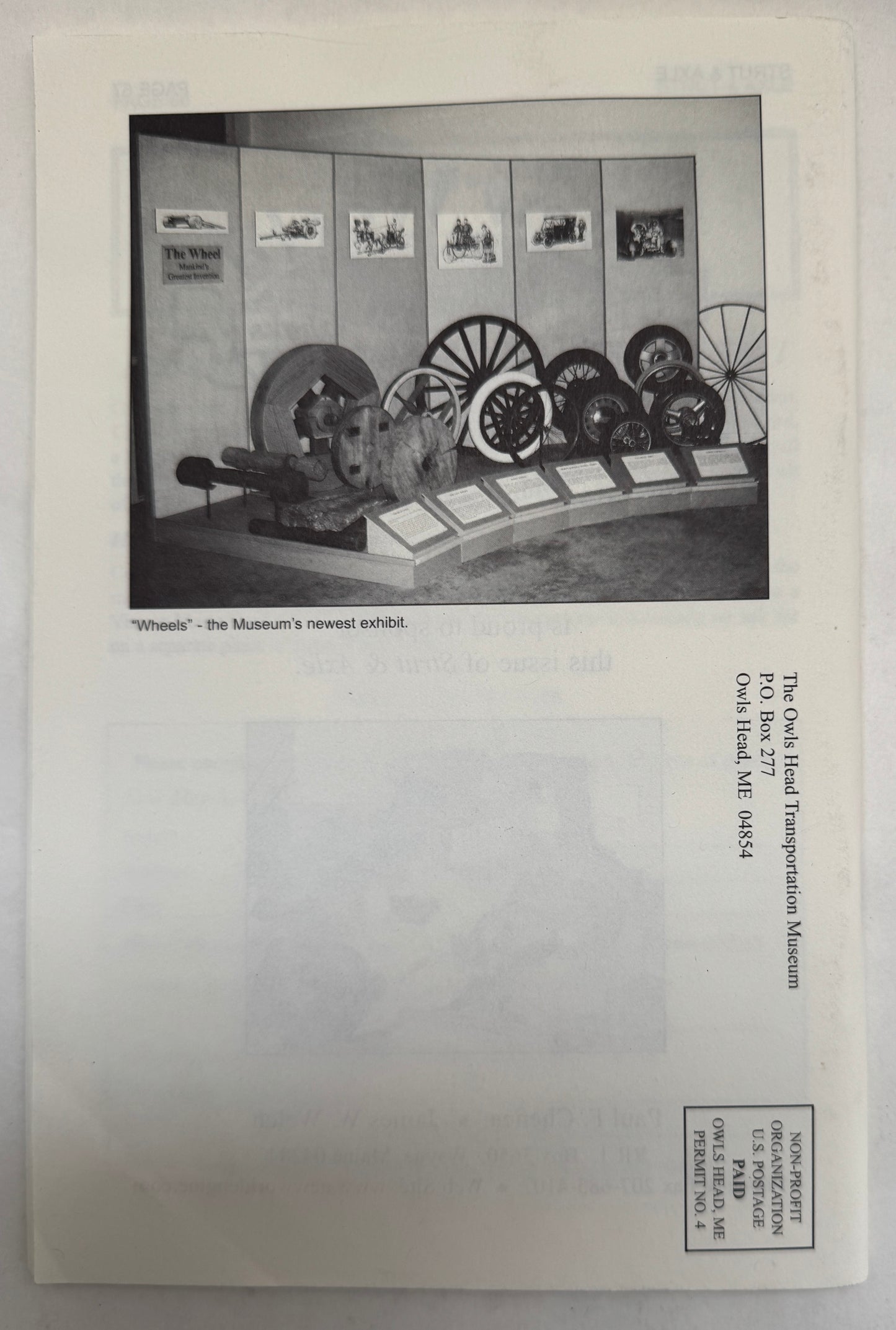 Strut & Axle; The Wheel; Man's Greatest Invention