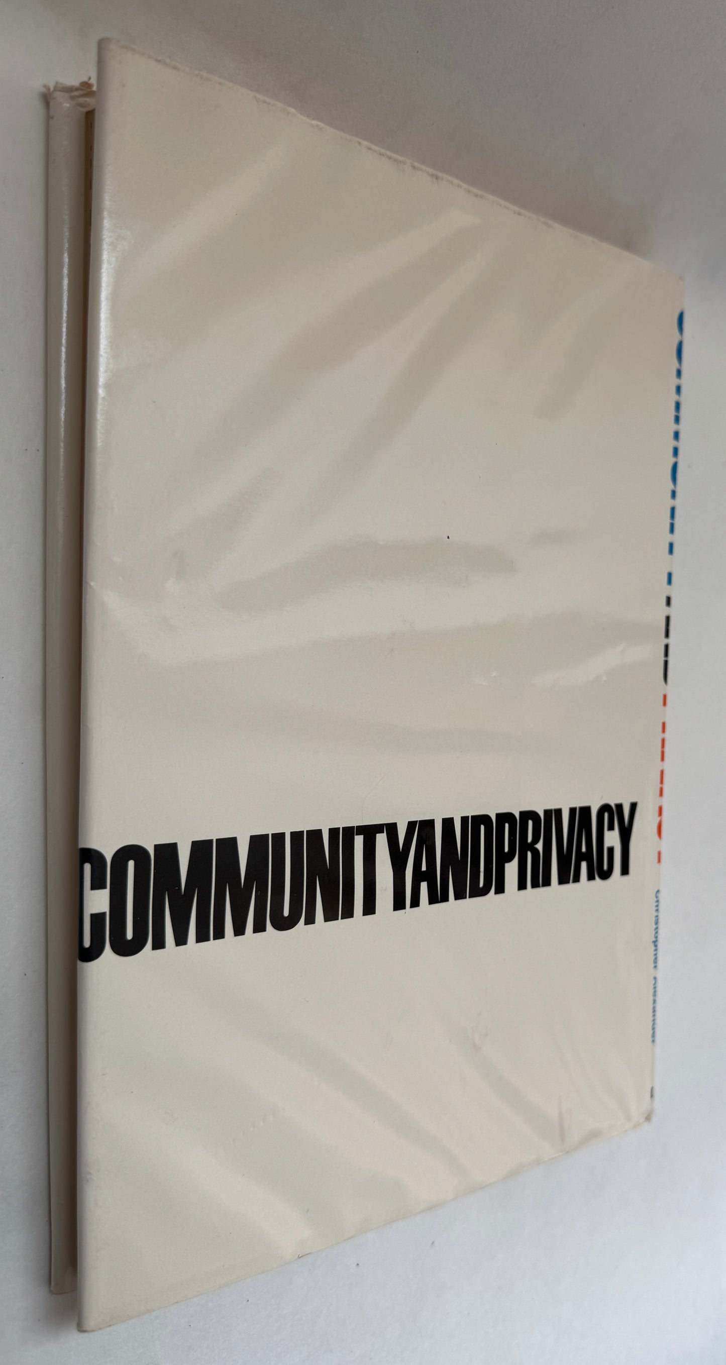 Community and Privacy: Toward a New Architecture of Humanism