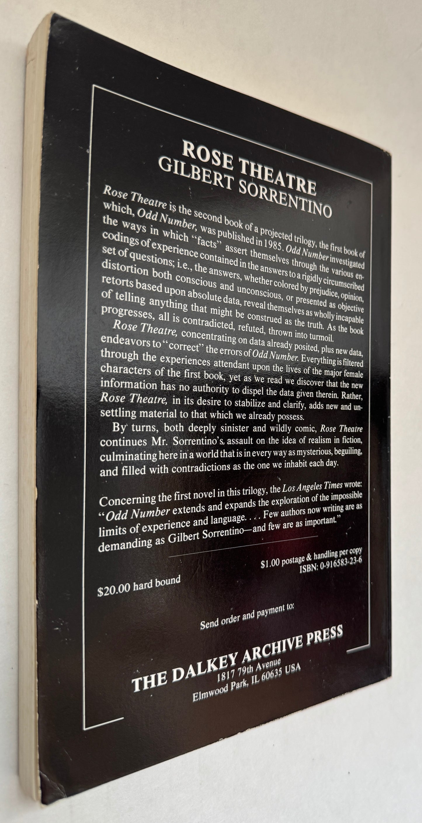 The Review of Contemporary Fiction: Harry Mathews Number