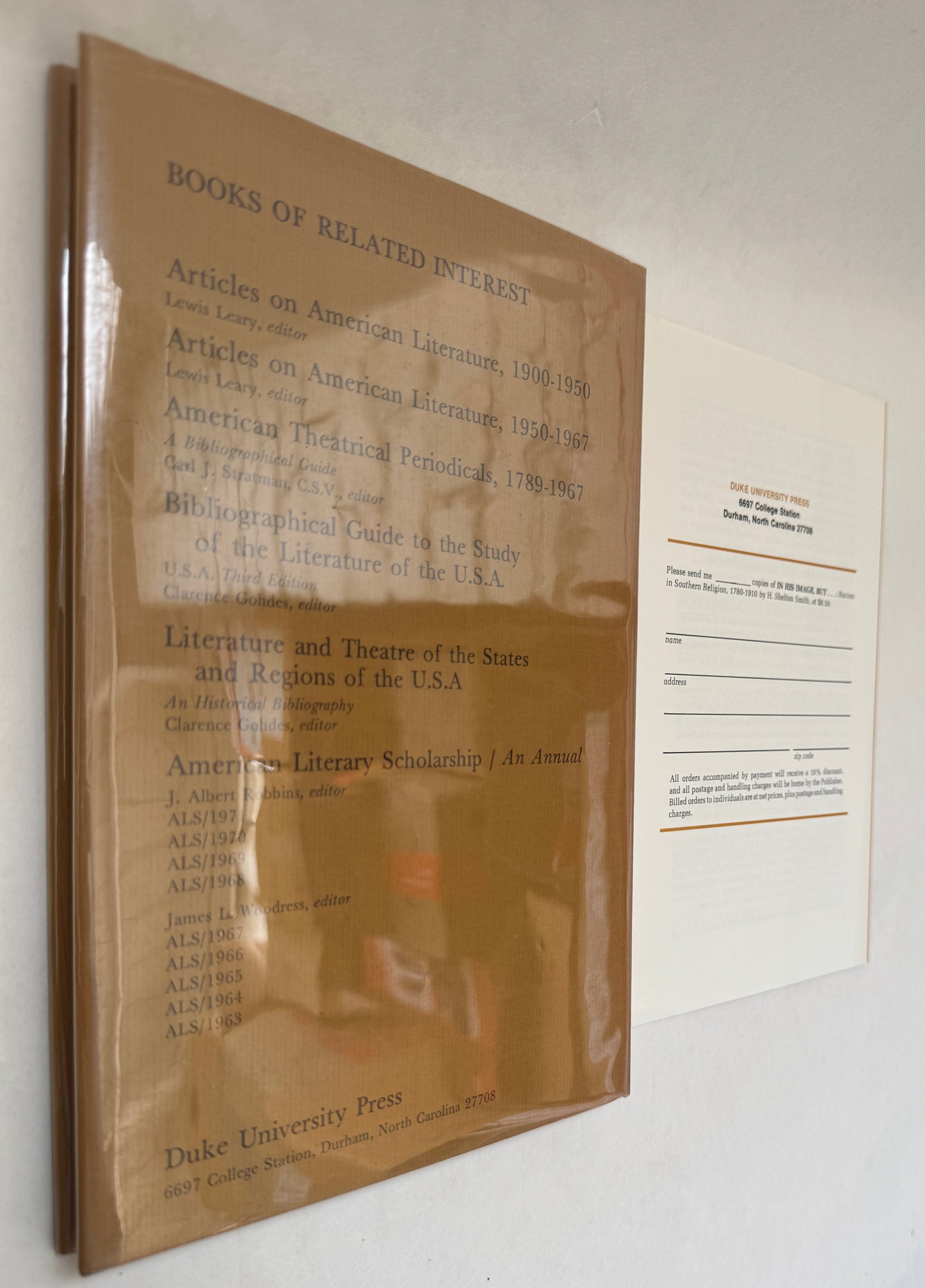 Black Americans in Autobiography; An Annotated Bibliography of Autobiographies and Autobiographical Books Written Since the Civil War