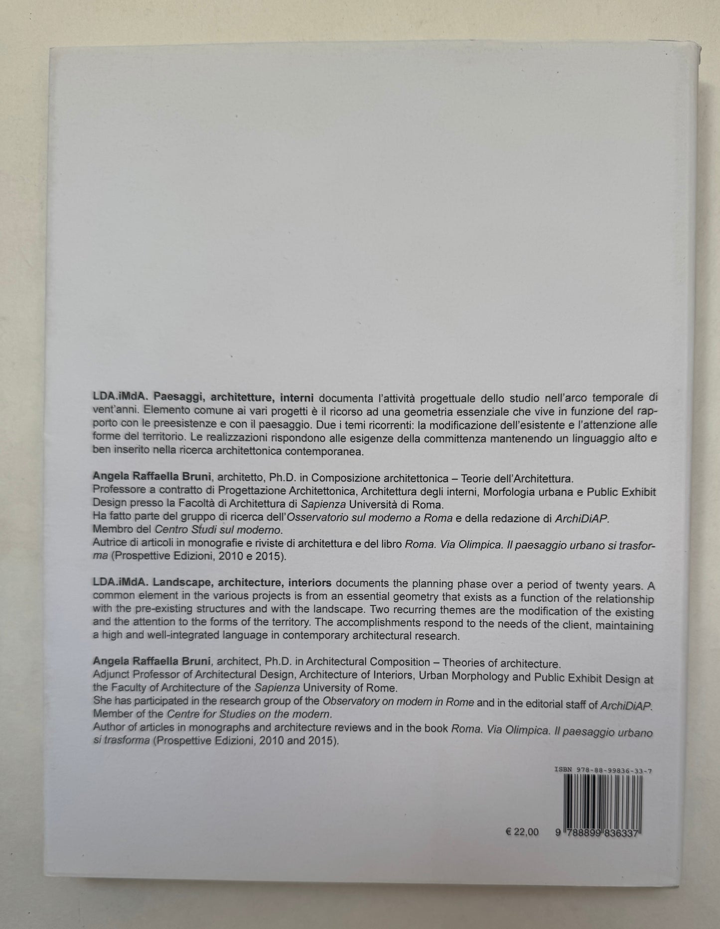 LDA.iMdA : paesaggi, architetture, interni