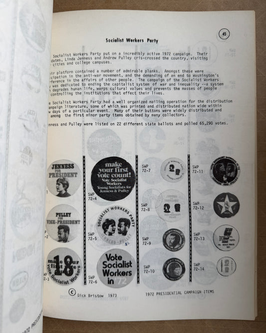 1972 Presidential Campaign Items