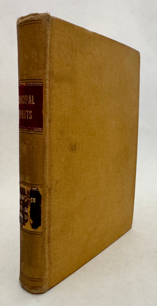 San Francisco Municipal Reports for the Fiscal Year 1905-6 and 1906-7, Ending June 30, 1907