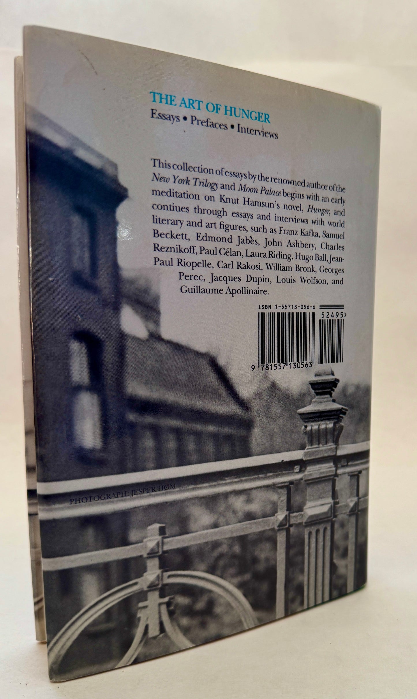 The Art of Hunger: Essays, Prefaces, Interviews