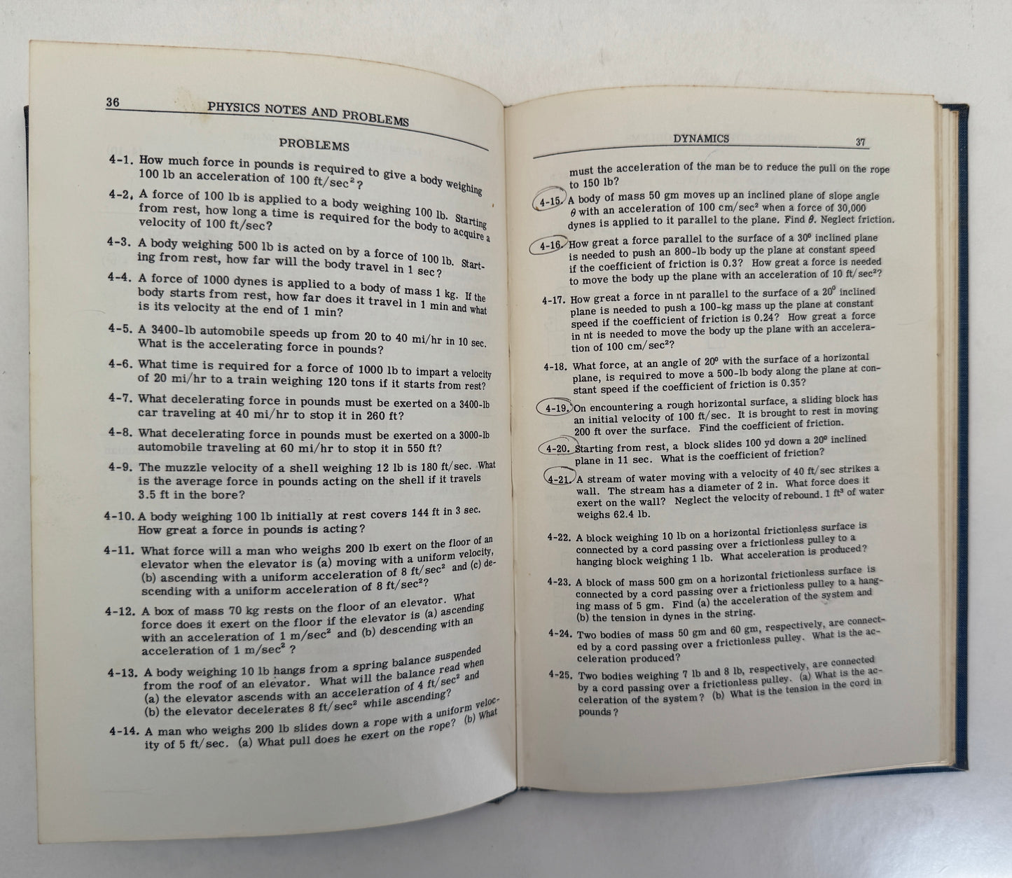 Mechanics, Wave Motion and Sound. Notes-Problems.