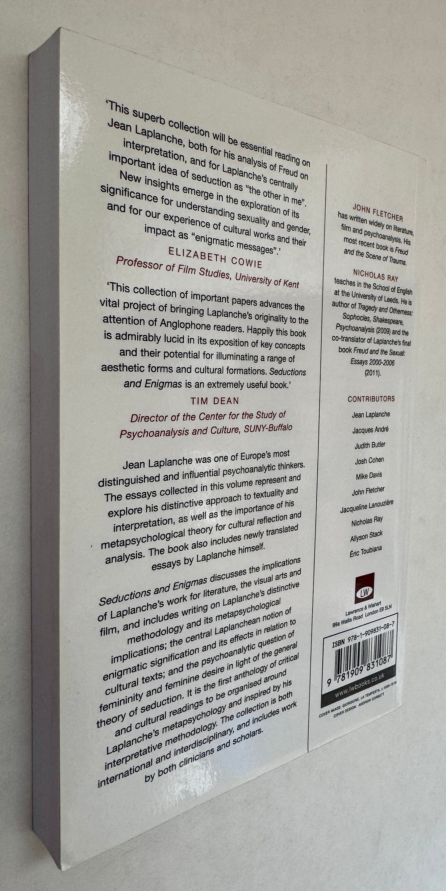 Seductions and Enigmas: Laplanche, Theory, Culture