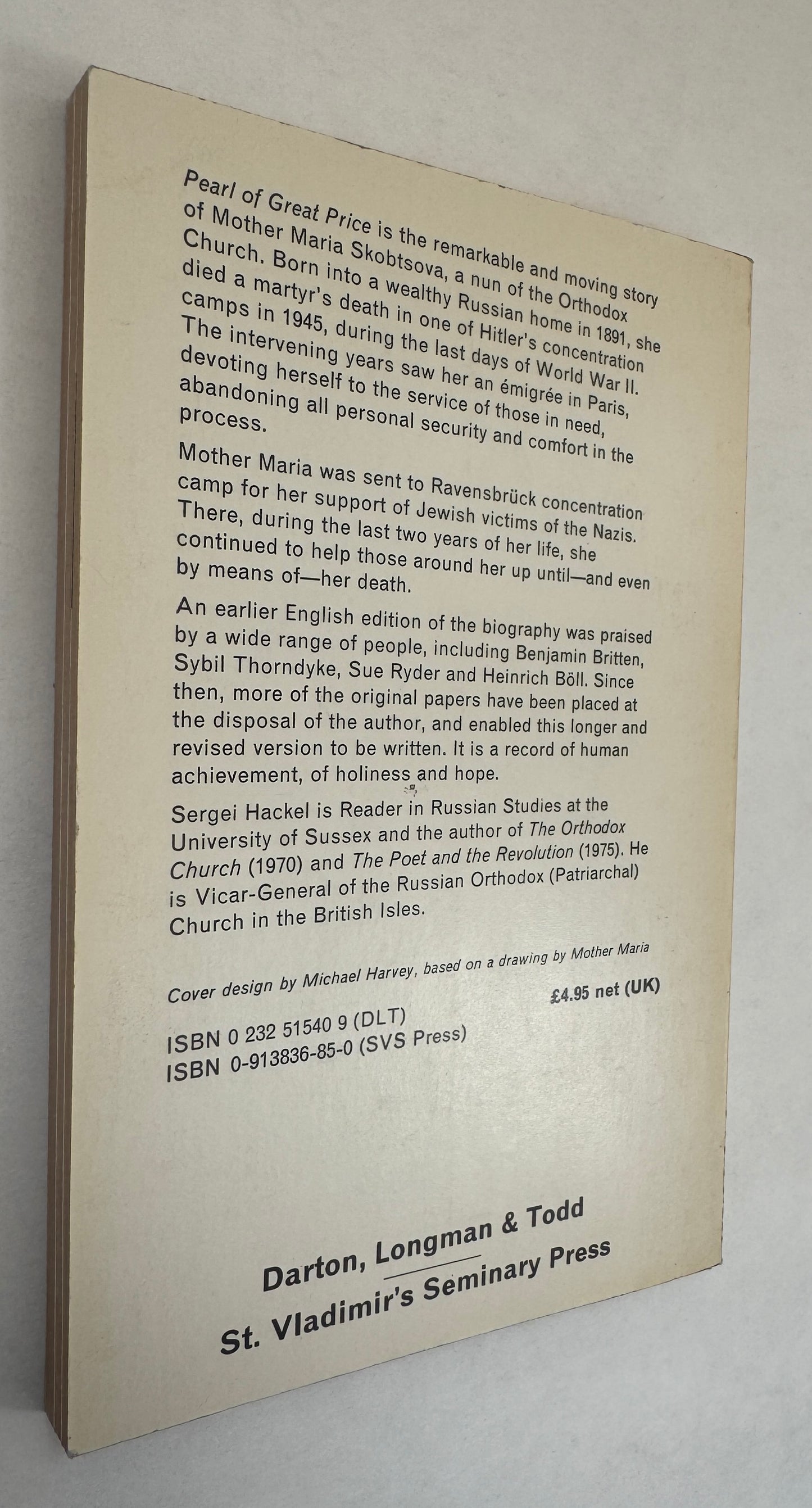 Pearl of Great Price: The Life of Mother Maria Skobtsova, 1891-1945