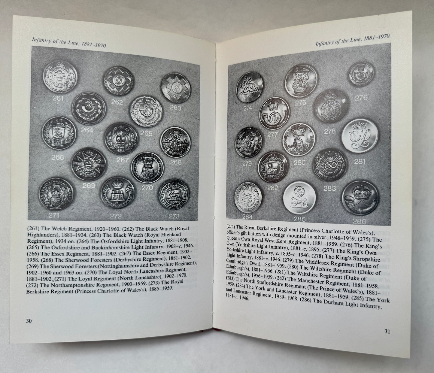 Buttons of the British Army 1855-1970