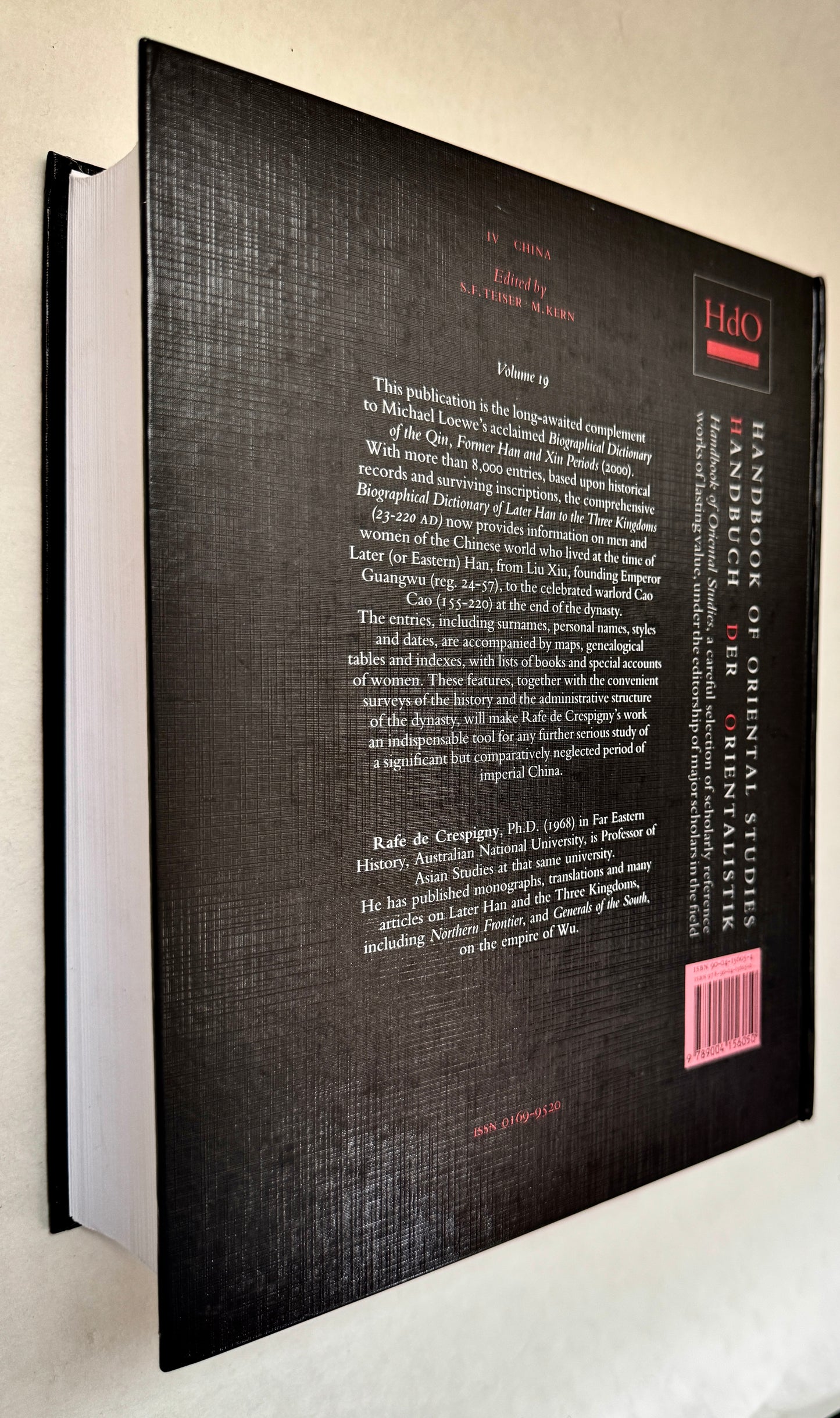 A Biographical Dictionary of Later Han to the Three Kingdoms (23-220 Ad)