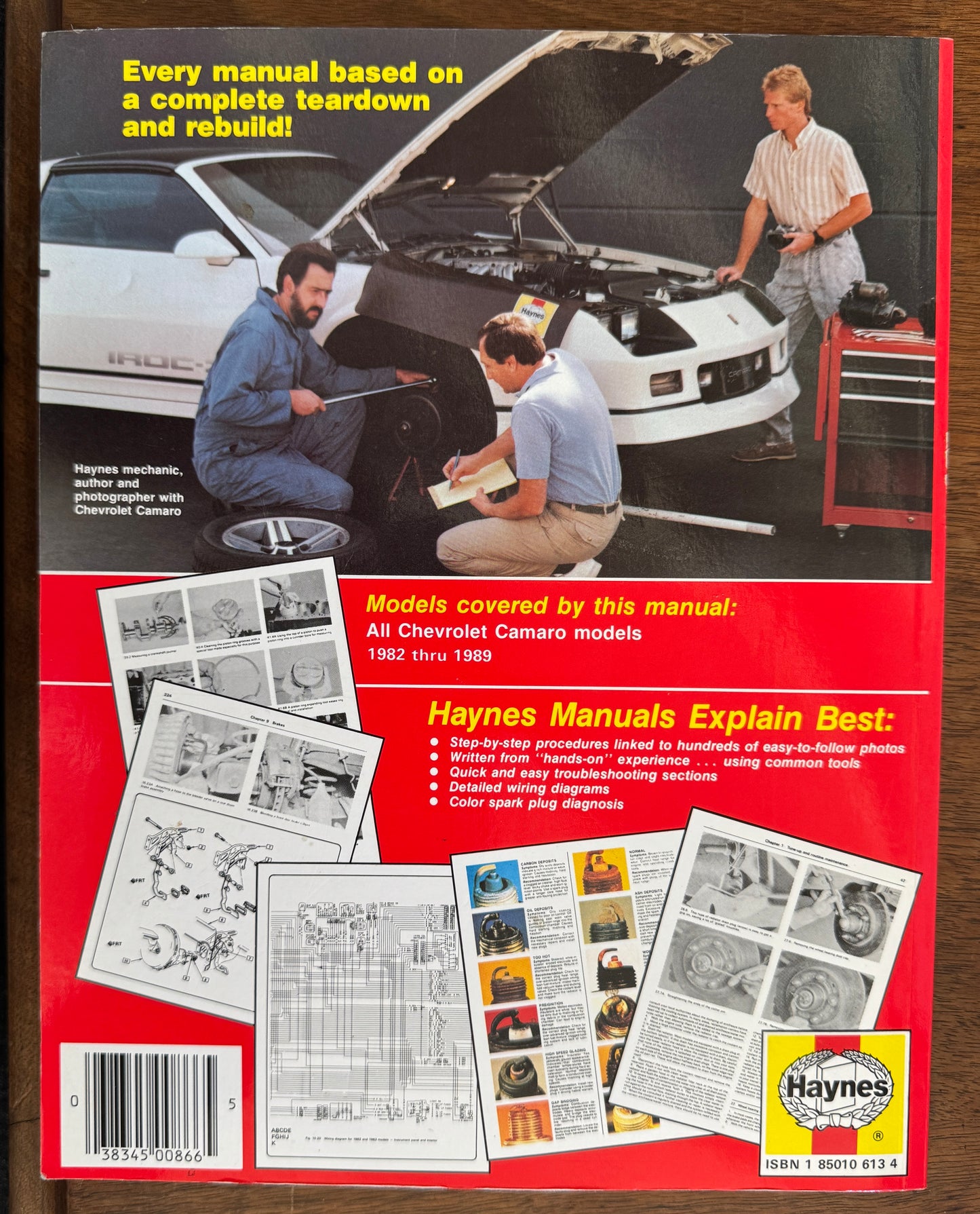 Chevrolet Camaro Owners Workshop Manual