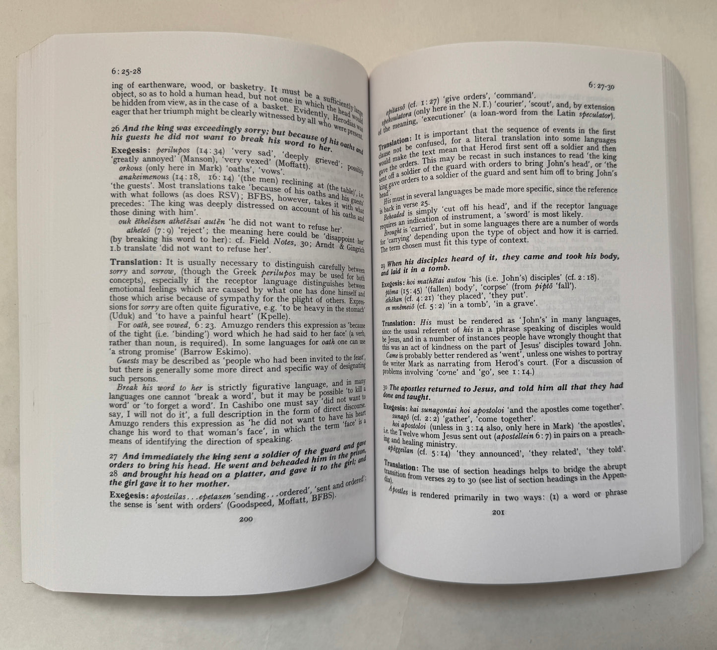 A Handbook on the Gospel of Mark