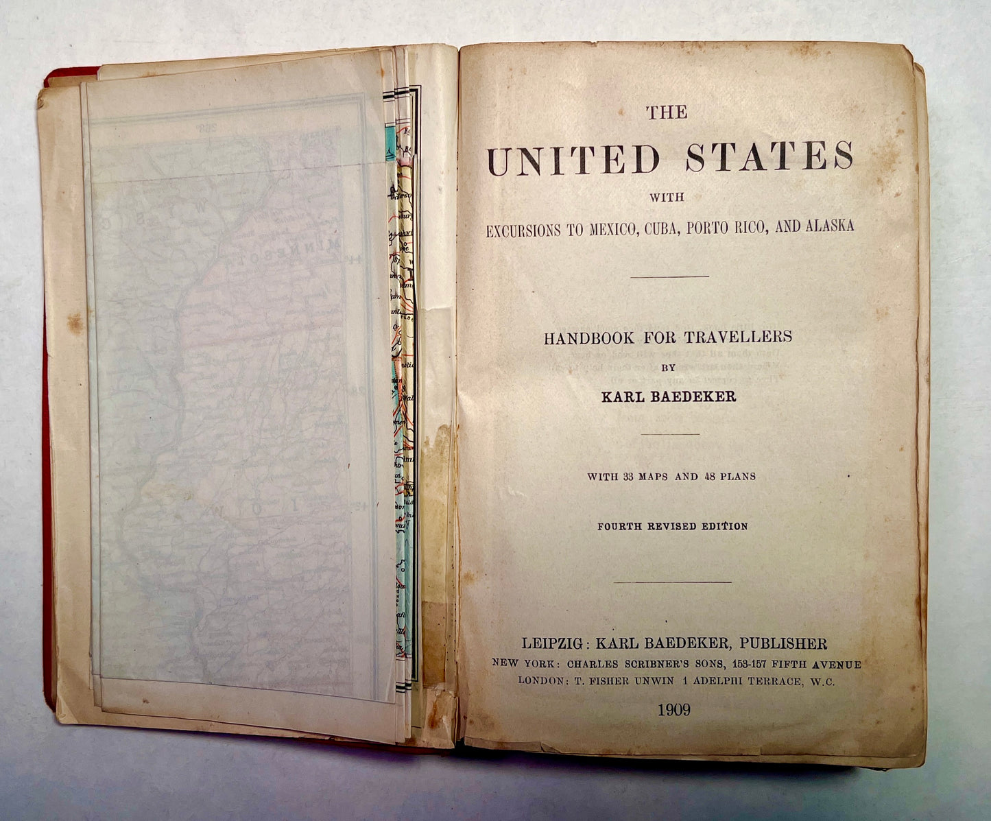 The United States, With Excursions to Mexico, Cuba, Porto Rico, and Alaska: Handbook for Travellers
