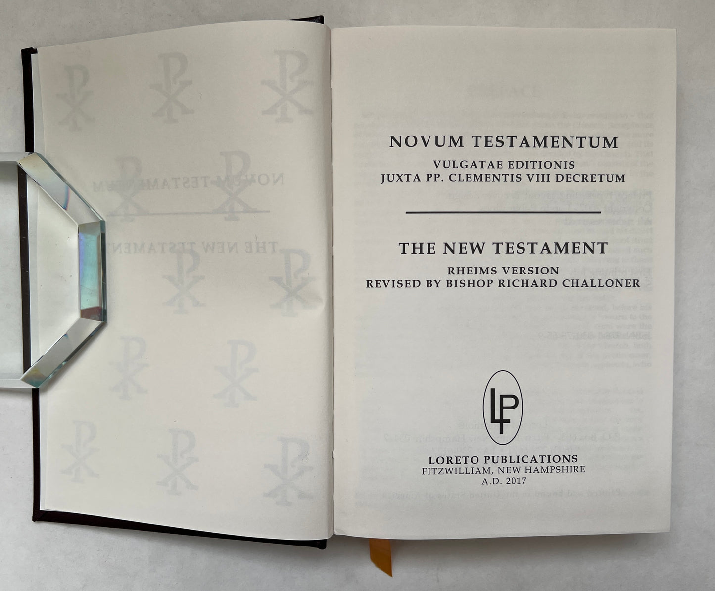 Novum Testamentum ; the New Testament