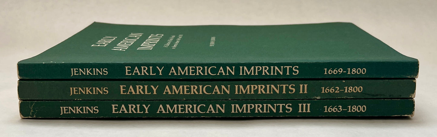 Early American Imprints: A Collection of Works Printed in America