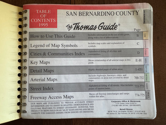 San Bernardino / Riverside Counties Street Guide and Directory