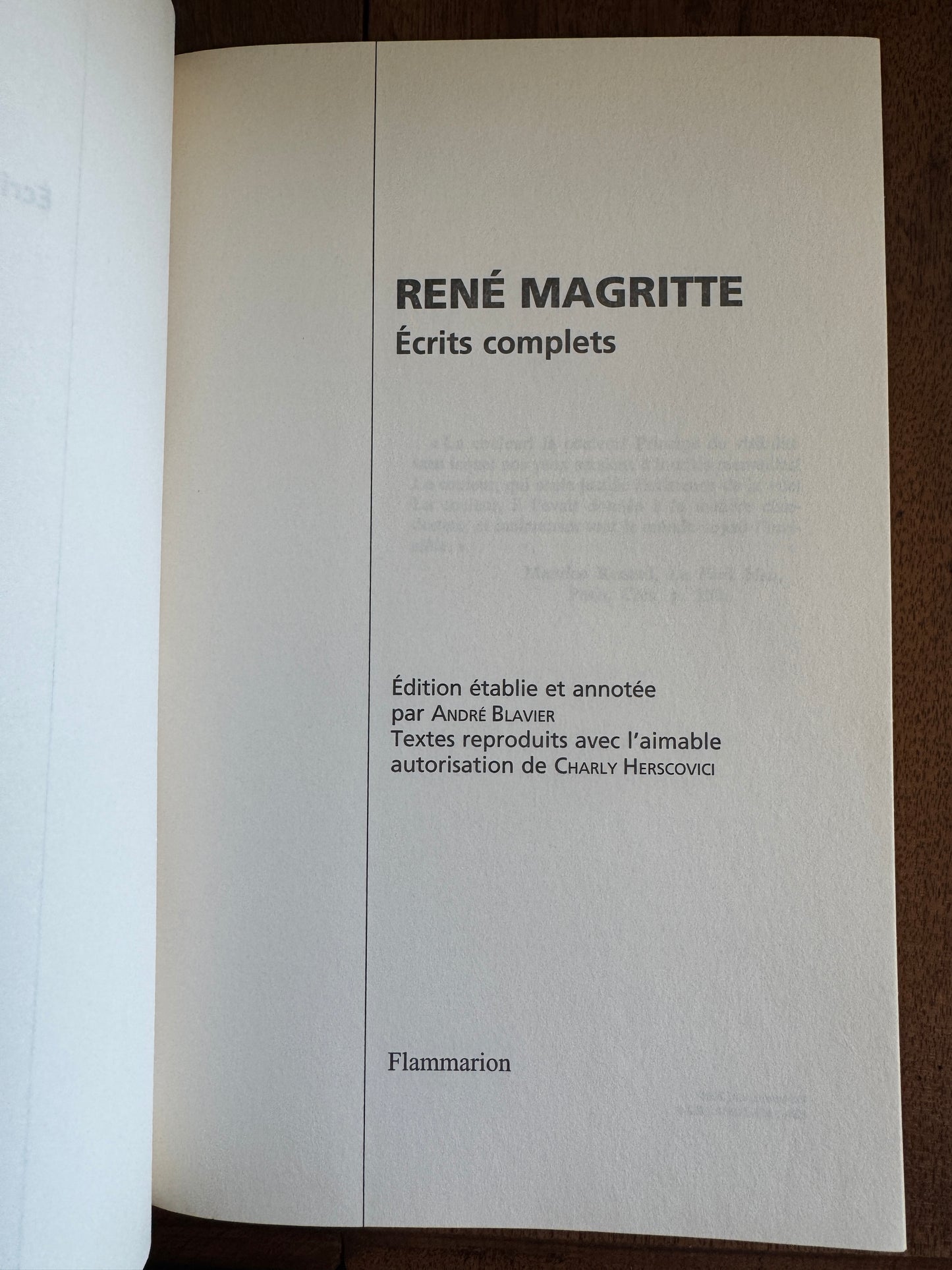 Écrits Complets