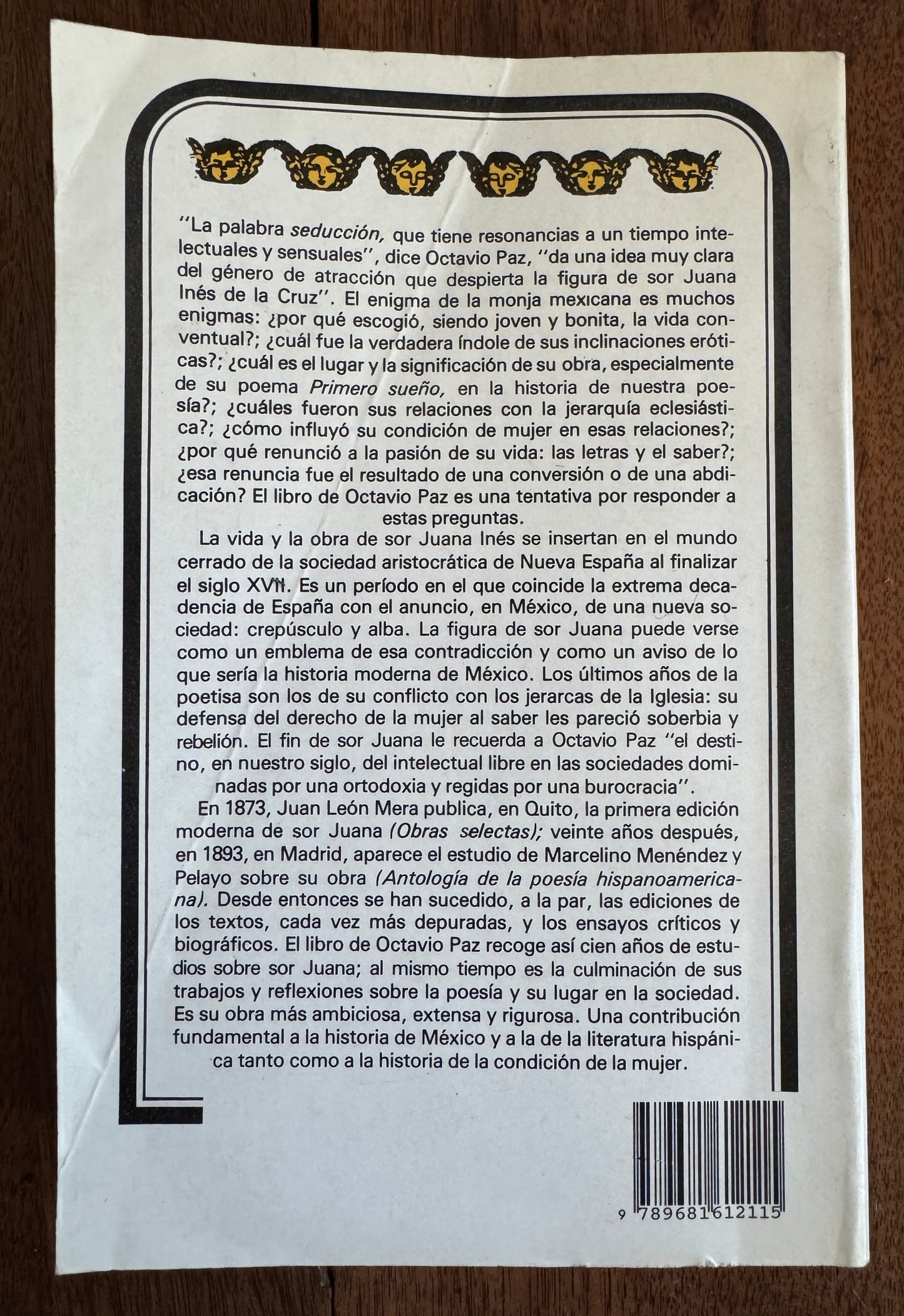 Sor Juana Inés de la Cruz, O, Las Trampas de la Fe
