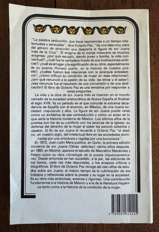 Sor Juana Inés de la Cruz, O, Las Trampas de la Fe