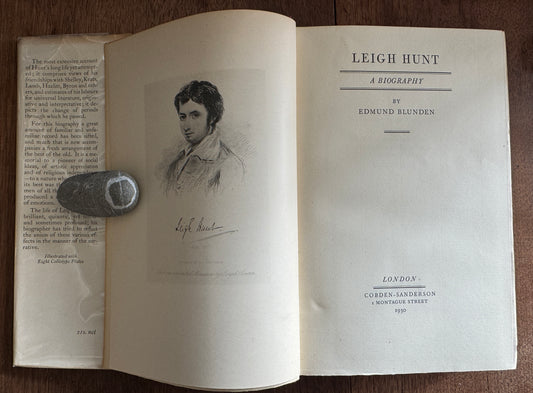 Leigh Hunt; A Biography