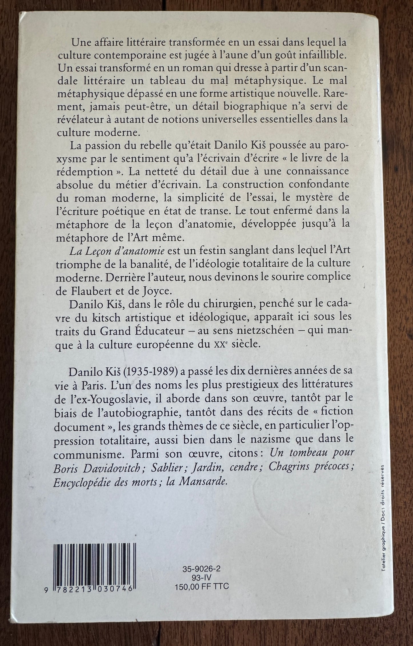 La Lecon d'anatomie