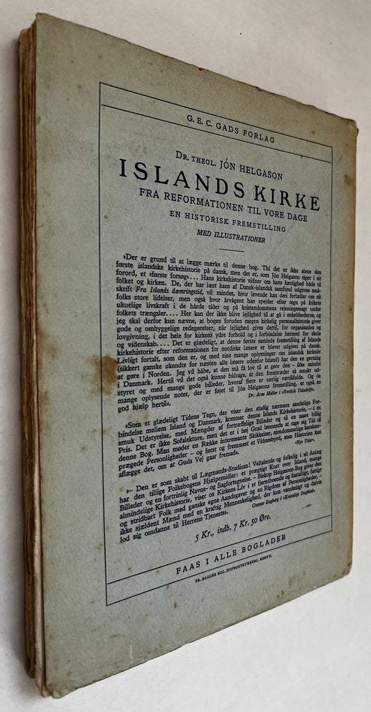 Islands Kirke Fra Dens Grundlaeggelse Til Reformationen; En Historisk Fremstilling