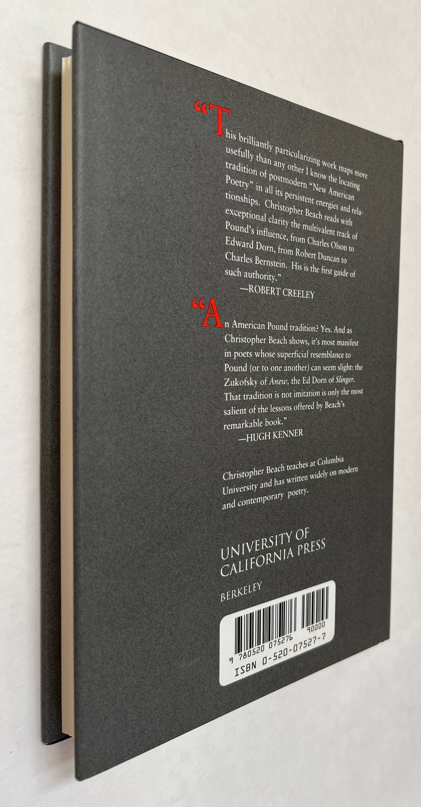 Abc of Influence: Ezra Pound and the Remaking of American Poetic Tradition