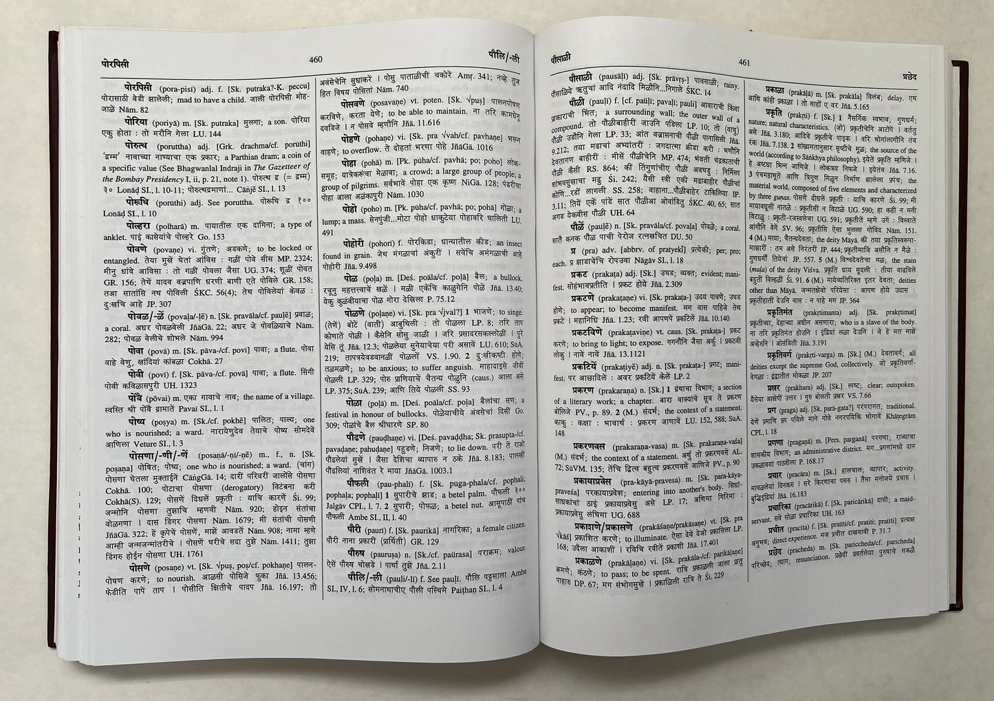 A Dictionary of Old Marathi