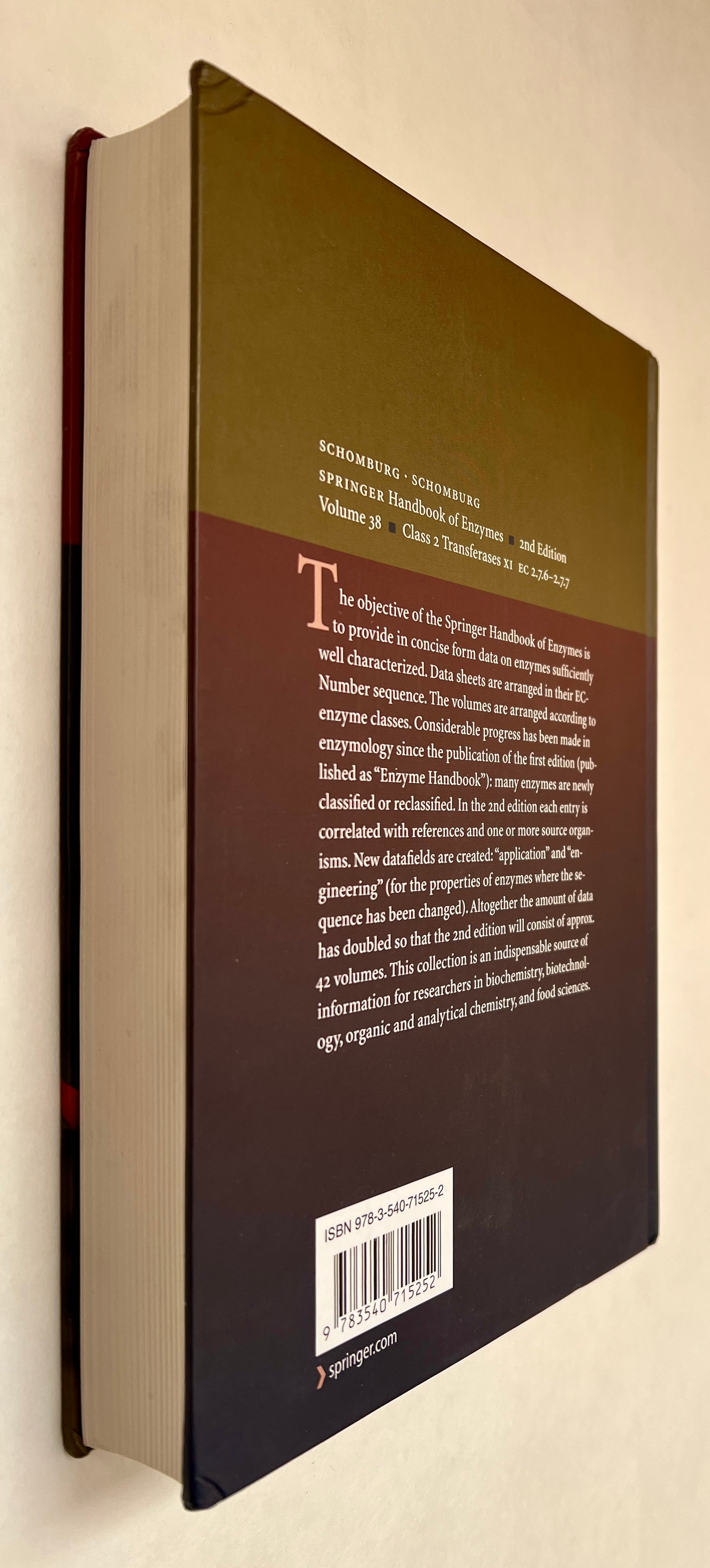 Springer Handbook of Enzymes. Volume 38, Class 2 - Transferases Xi, Ec 2.7.6-2.7.7