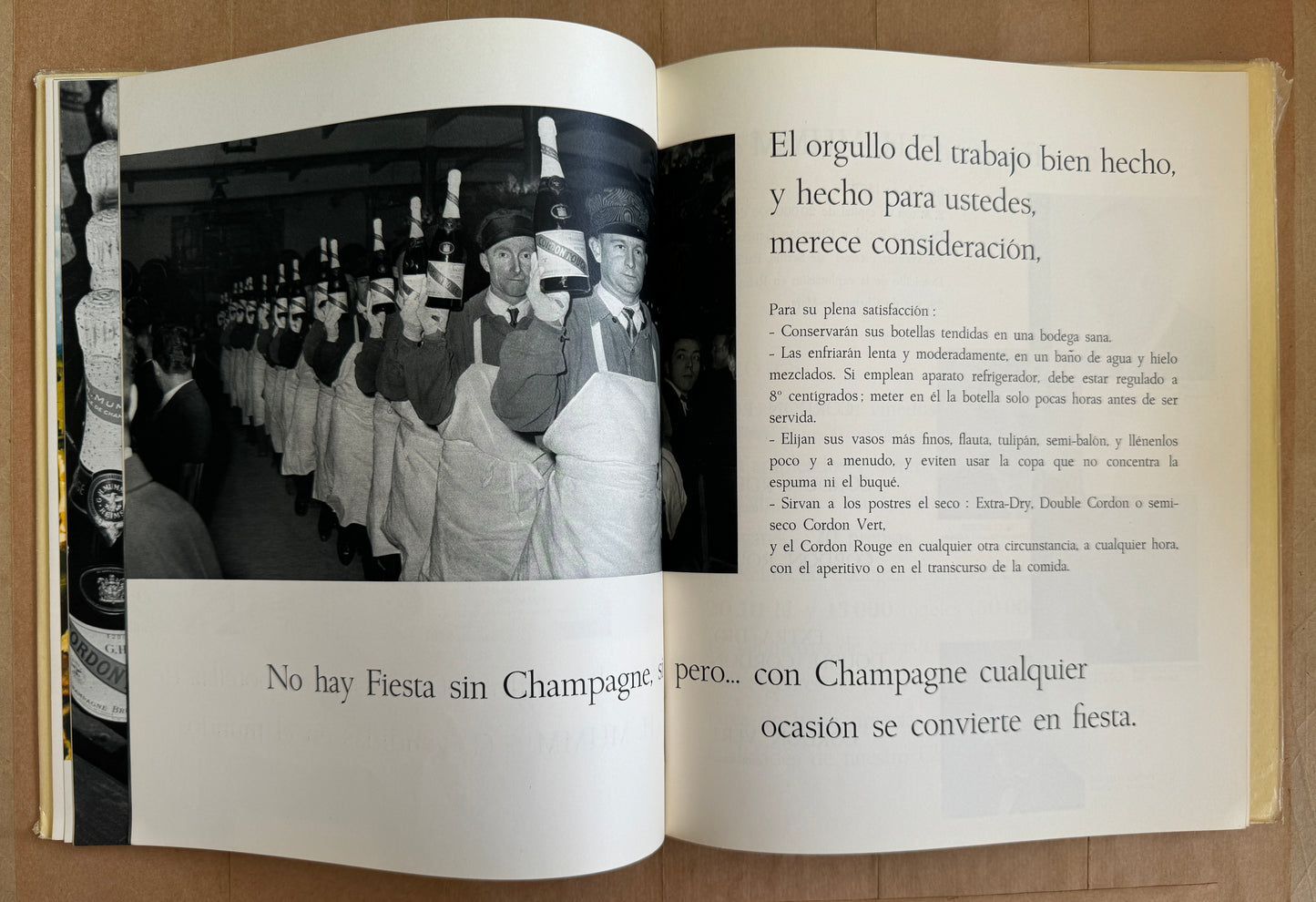 Le Champagne [cover title]; ¡A gloria del más célebre de los vinos! G. H, Mumm & Co. Societe Vinicole de Champagne - Successeur