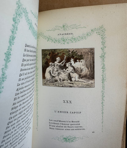 Poésies D'anacréon et de Sapho. Traduction en Vers de M. de la Roche-Aymon ... Illustrations de P. Avril