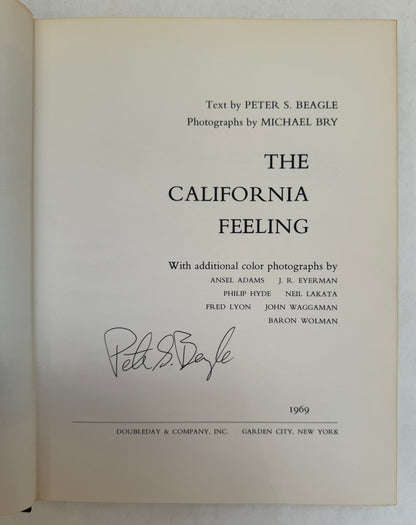 The California Feeling: A Personal View [signed by author]