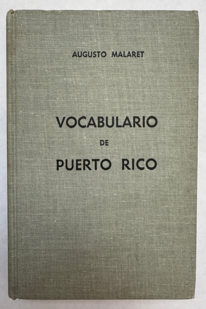 Vocabulario de Puerto Rico