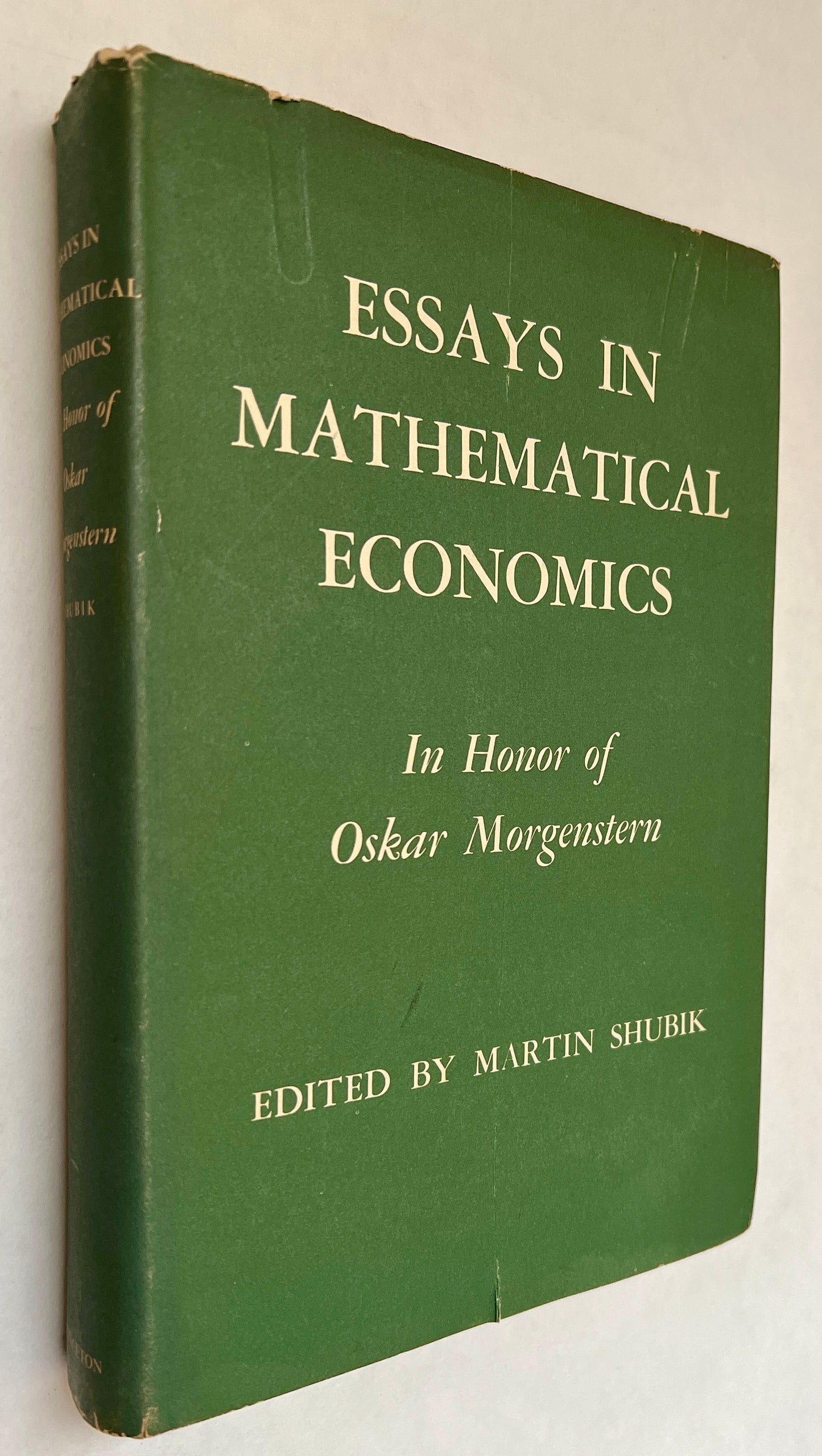 Essays in Mathematical Economics in Honor of Oskar Morgenstern