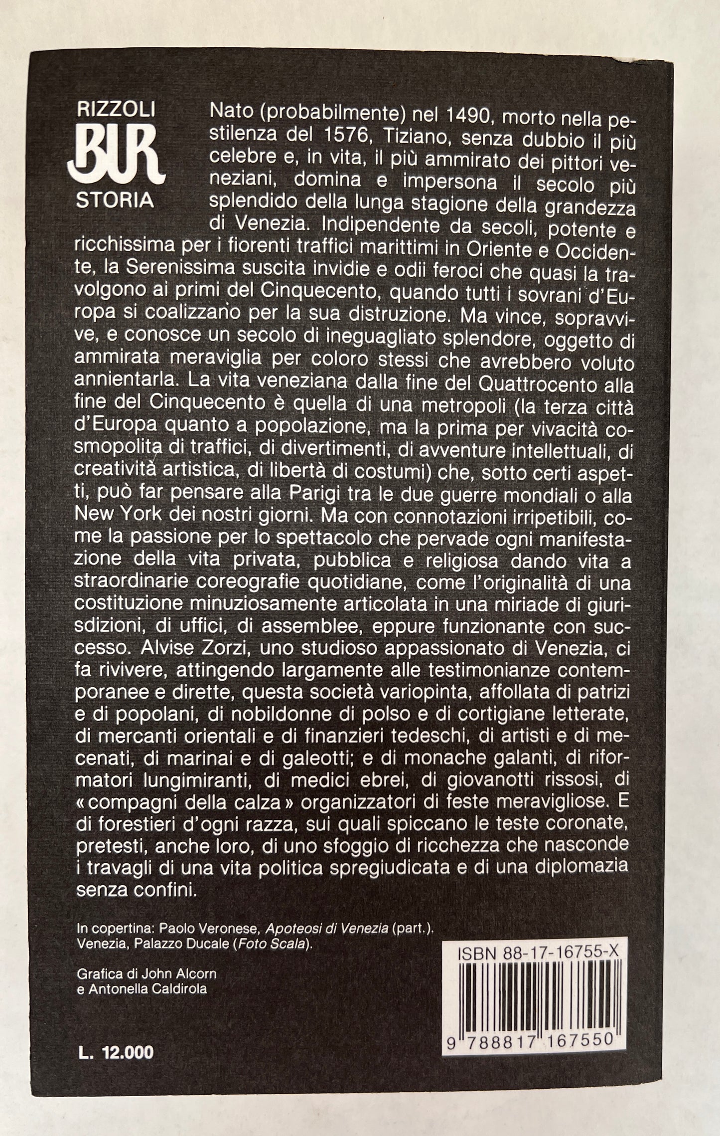 La Vita Quotidiana a Venezia Nel Secolo Di Tiziano