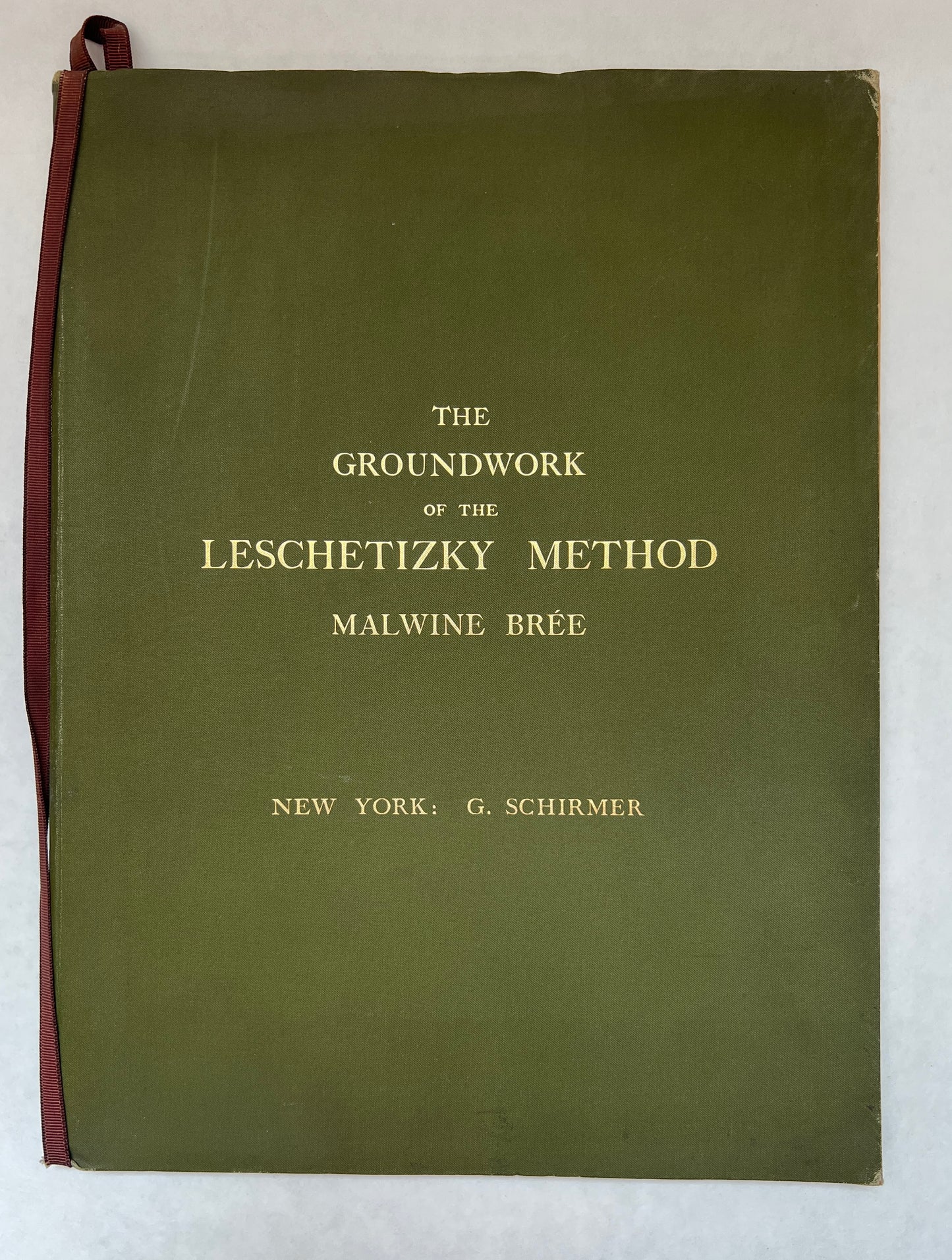 The Groundwork of the Leschetizky Method