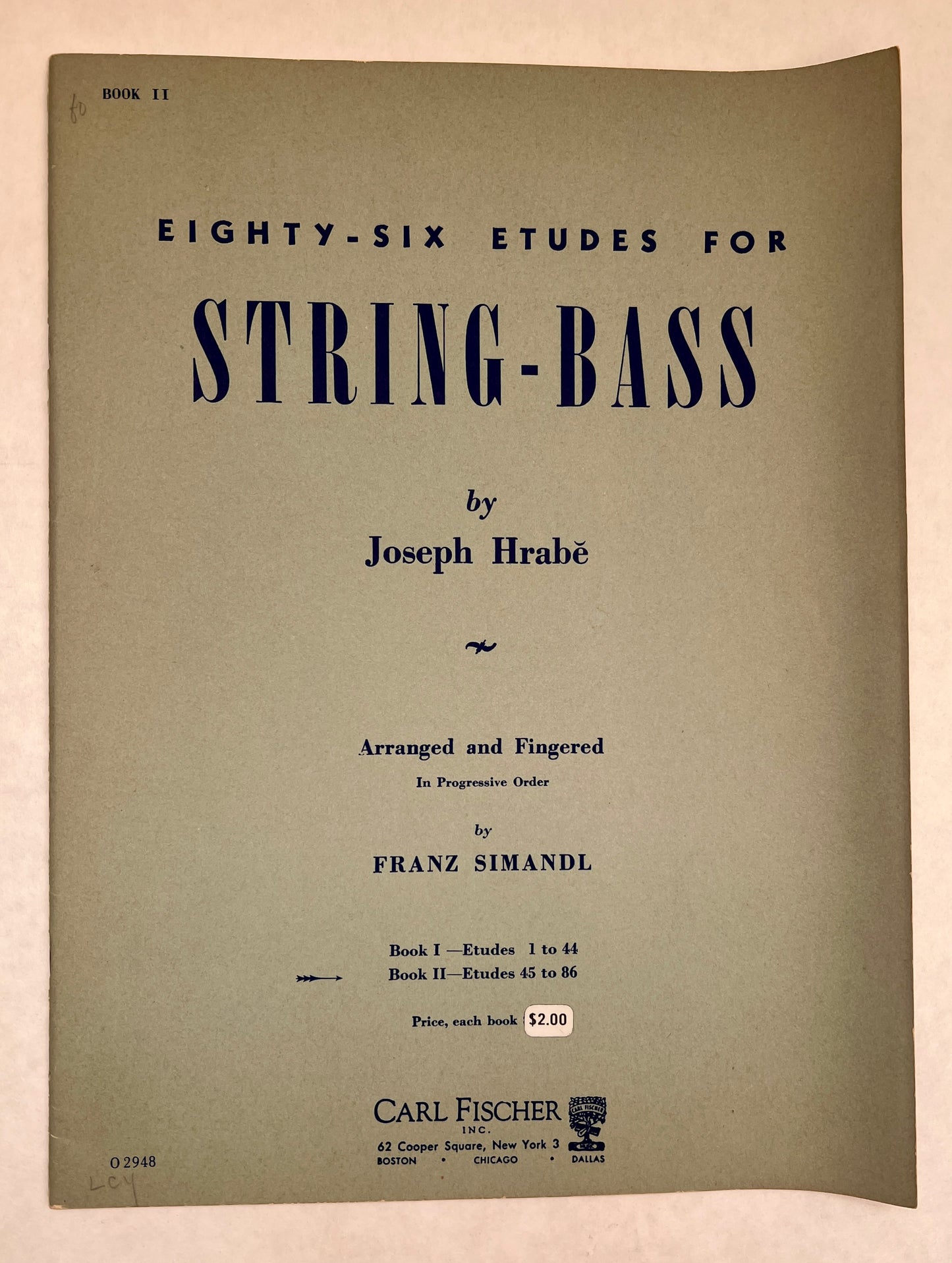 Eighty-Six Etudes for String-Bass