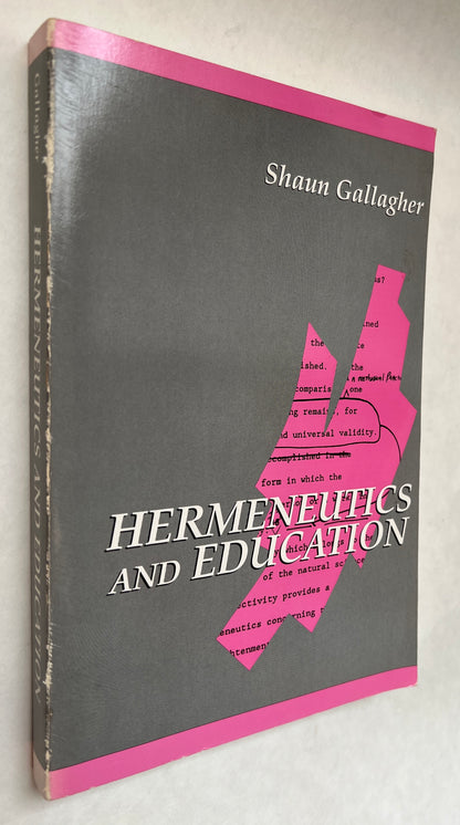 Hermeneutics and Education