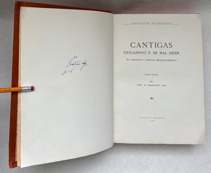 Cantigas d'Escarnho e de Mal Dizer: Dos Cancioneiros Medievais Galego-Portugueses ;