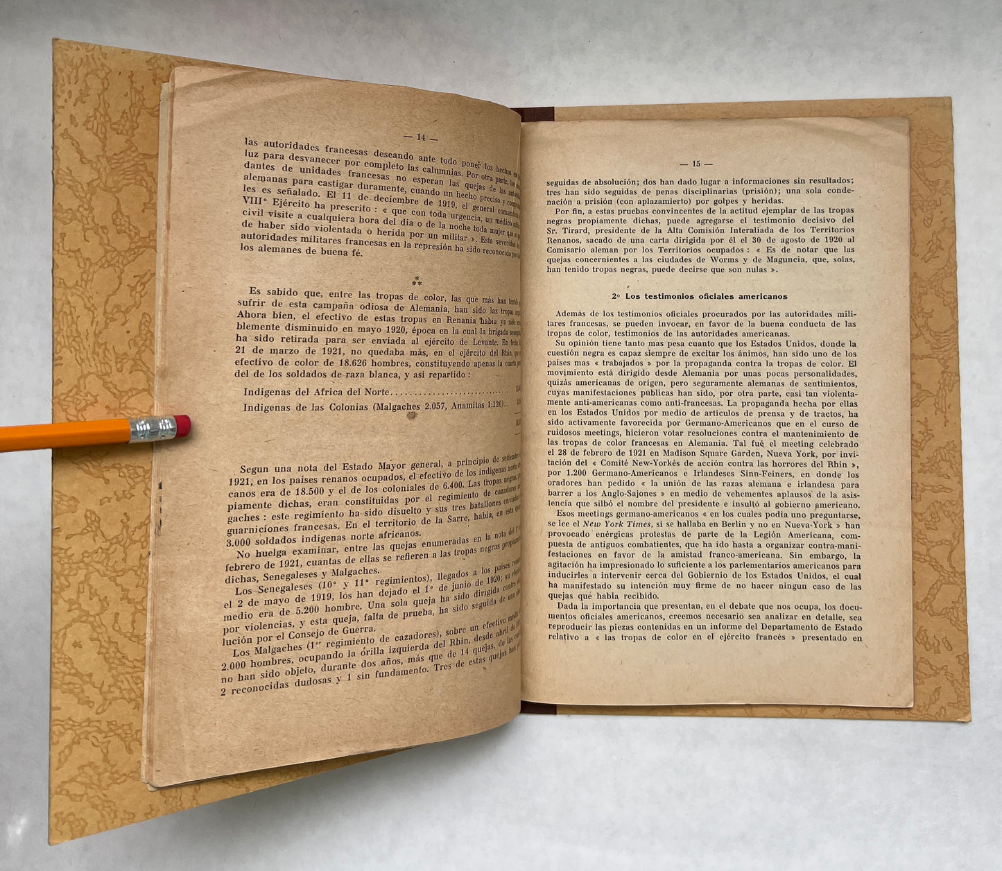 Refutacion de la Campaña de Acusaciones Contra Las Tropas Francesas de Color en Los Territorios Renanos Ocupados