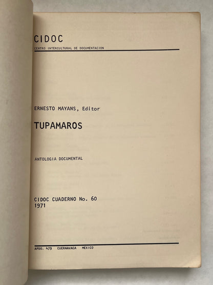 Tupamaros; Antologia Documental
