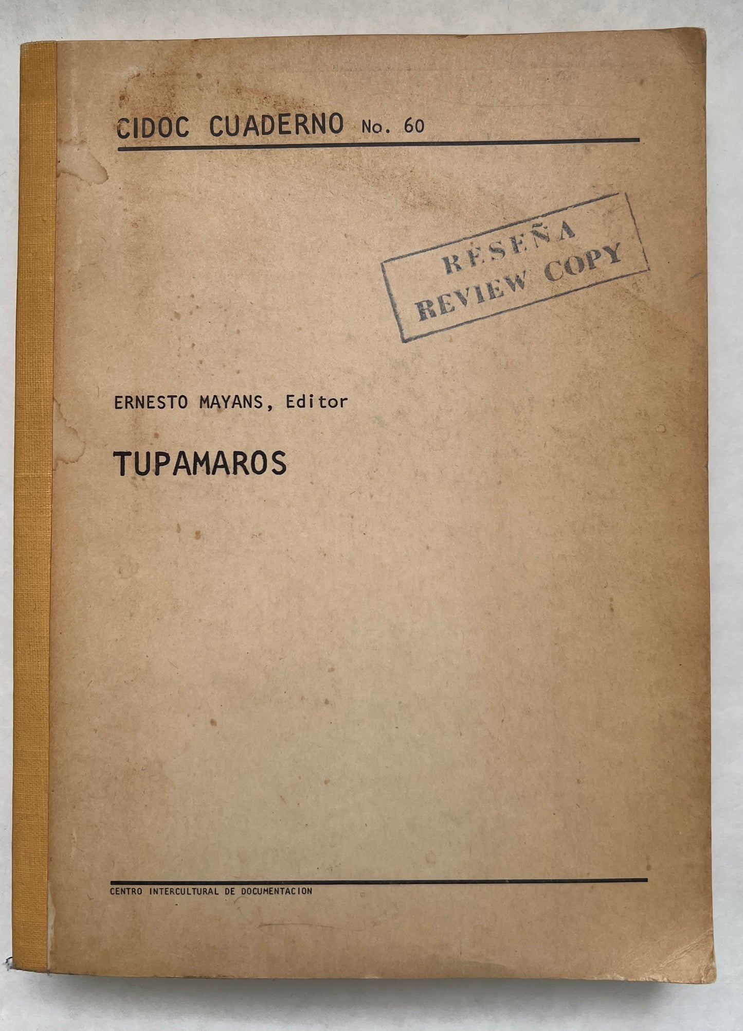 Tupamaros; Antologia Documental