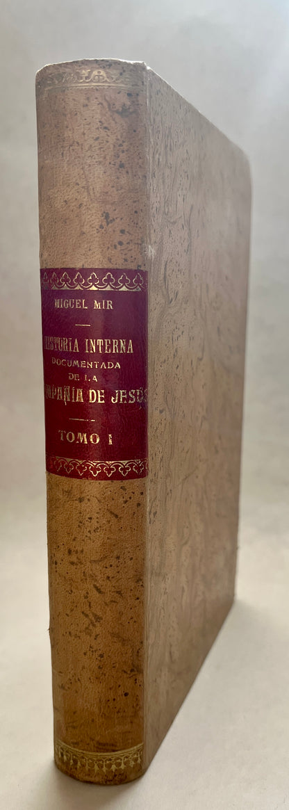 Historia Interna Documentada de la Compania de Jesus