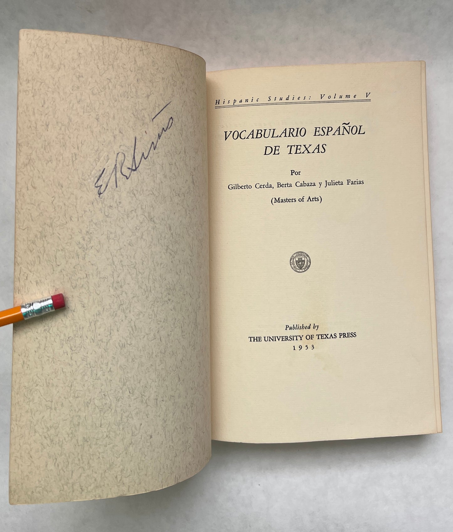 Vocabulario Español de Texas