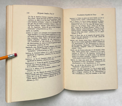 Vocabulario Español de Texas