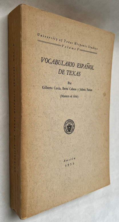 Vocabulario Español de Texas