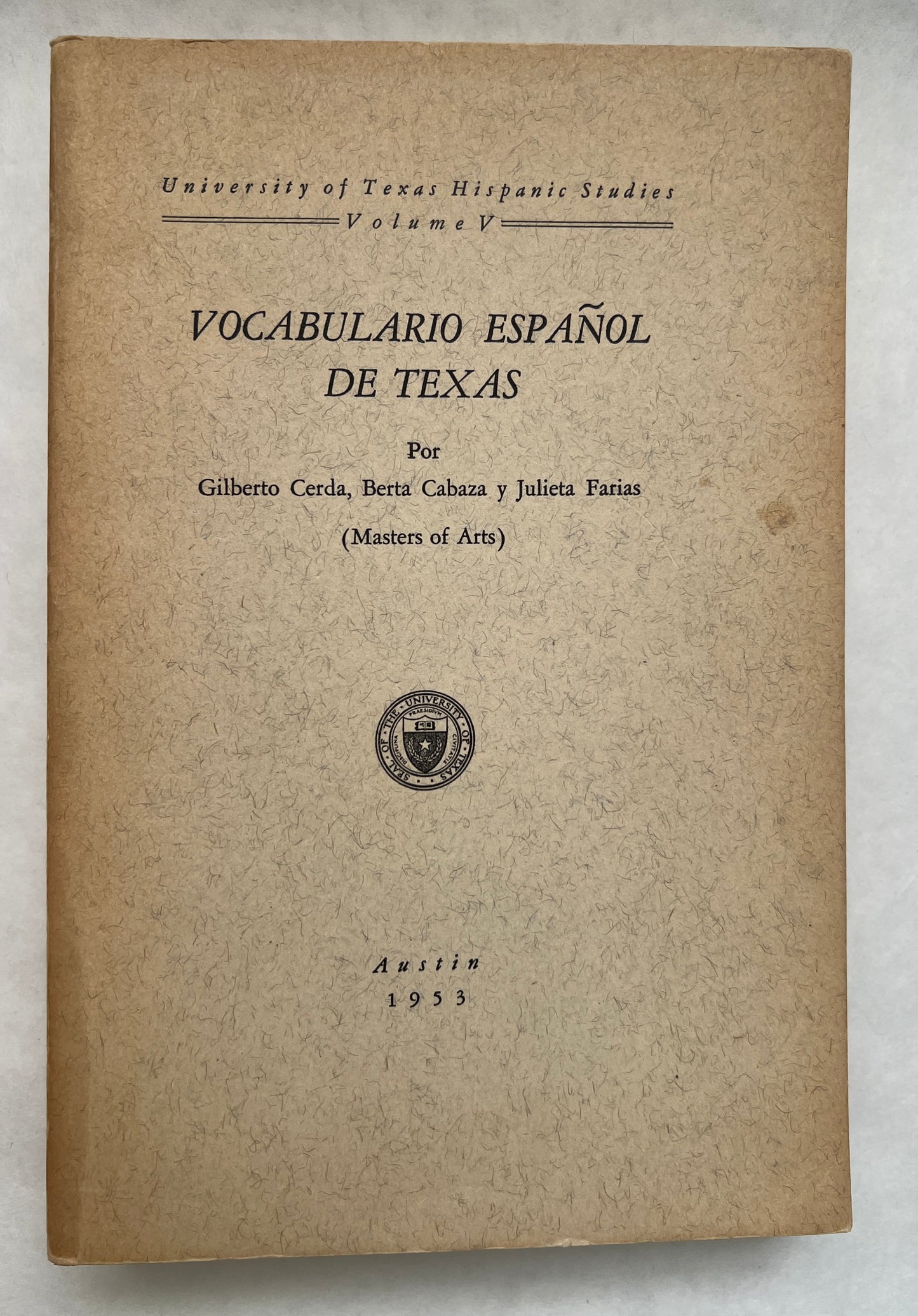 Vocabulario Español de Texas