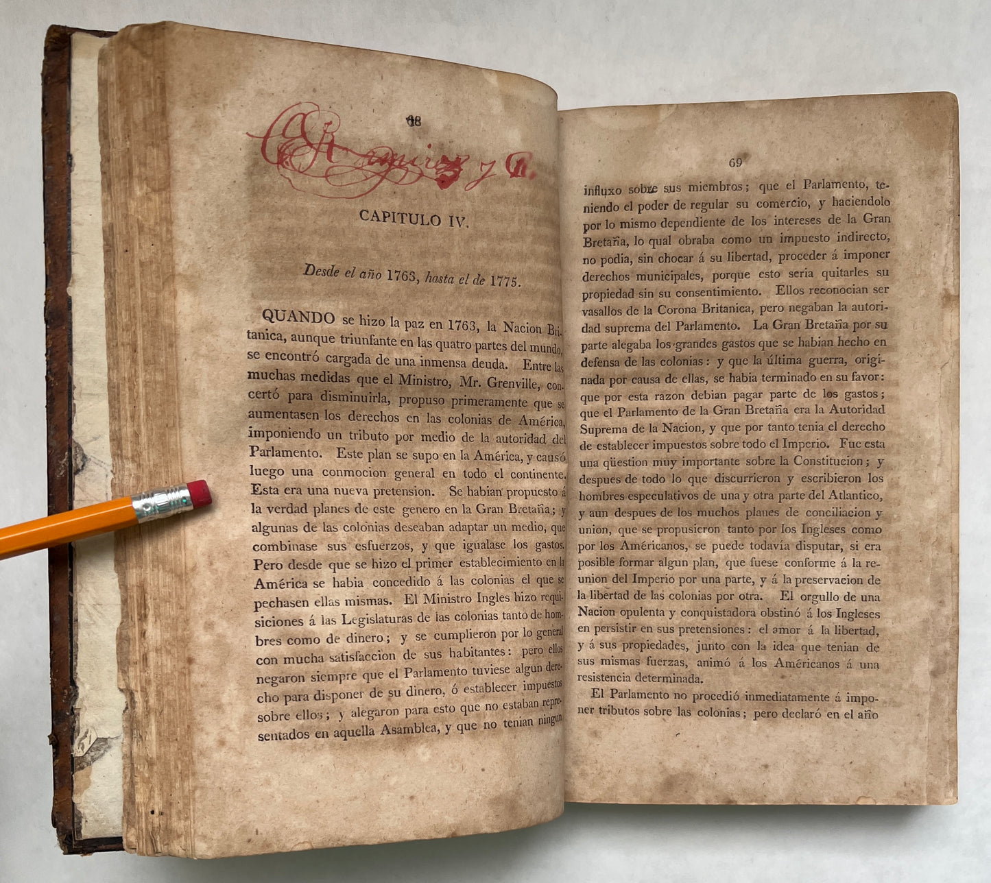 Historia Concisa de Los Estados Unidos, desde el Descubrimiento de la America Hasta el Año de 1807