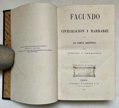 Facundo: Ó, Civilización I Barbarie en Las Pampas Argentinas