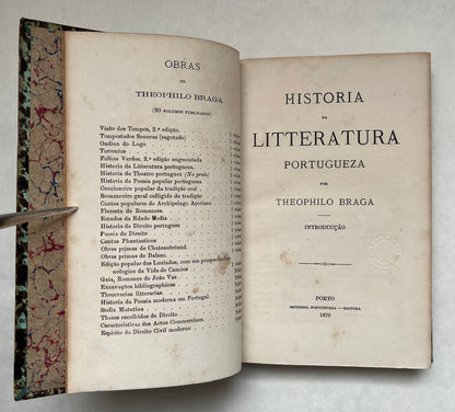 Historia da Litteratura Portugueza
