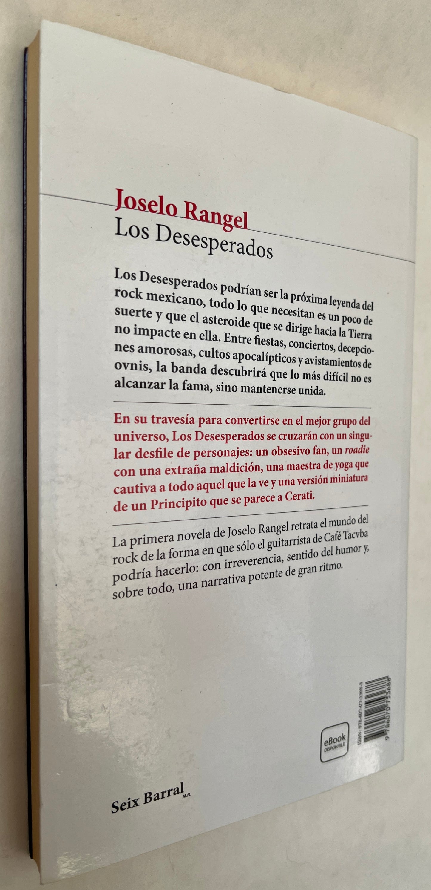 Los Desesperados: Una Novela de Rock, Amor y Ovnis